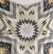 NWT Urban Outfitters Mixed Print Patchwork Tapestry Wall Hanging Z454-4