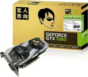 Genin-oriented Video Card with GEFORCE GTX 1060 GF-GTX1060-3GB/OC/DF New