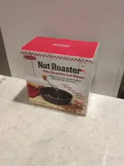 BACK TO BASICS Stove Top NUT ROASTER Makes Glazed Nuts In 10 Minutes! NEW!