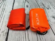 2 Pack Emergency Sleeping Bag Blanket Lightweigh Survival Compact Waterproof