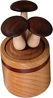 Cute Mushroom Wooden Essential Oil Diffuser Natural Aromatherapy Diffuser for Home Office Car Charming Design for Relaxation Present for Holidays Birthdays