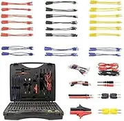 MR CARTOOL Automotive Circuit Test Leads Kit 92 Pieces Electrical Testers Auto Diagnostic Tools Electrical System Tools Wire Connectors Adapter Cables Set