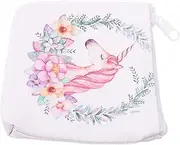[MOBUTOFU] Small Purse for Girls Decorative Zipper Wallet Portable Chic Design for Travel