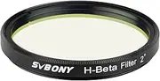 SVBONY SV132 Telescope Filter, H-Beta Filter, 25mm 2 inches Visual Nebulosity Eyepiece Filter, for Horsehead Nebula and Cocoon Nebulae in Dark Skies