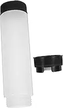 HEALLILY Black Double-head Squeeze Bottle Ketchup Dressing Dispenser Plastic Condiment Squeeze Bottle Kitchen Essential