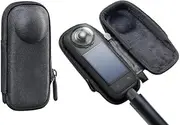 Rixavleo EVA and Ant Cloth Camera Case for Insta360 X5 - Protective Pouch for Body and Lens with Compact Design