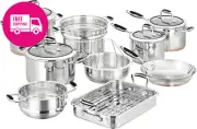 26039 Coppernox 9 Piece Cookware Set - Brushed/Copper