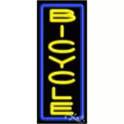 NEW "BICYCLE" VERTICAL 32x13 W/BORDER REAL NEON SIGN w/CUSTOM OPTIONS 10970