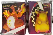 Pokemon Sword & Shield Charizard & Pikachu VMAX Mini Binder Portfolio Album!