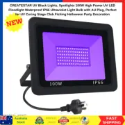 CREATESTAR UV Black Lights, Spotlights 100W High Power UV LED Floodlight Waterpr