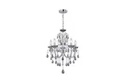 Davie Clasic Hanging Chandelier Lamp Light Chrome Smoke Small
