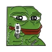 Animal Cartoon Pepe The Frog Meme Enamel Pins Brooch Badge Lapel Gift J