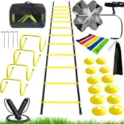 Agility Training Equipment, Kids Soccer Hurdles Agility Ladder Equipment Set,,,