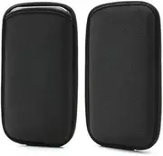 DFV mobile - Neoprene Waterproof Slim Carry Bag Soft Pouch Case Cover Compatible with Vertu Aster P (2018) - Black