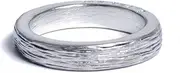 [Pirantin] 10 Year Anniversary Tin Ring - Ladies - Inscribed with Ten Years, Free Resize