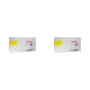 2PK Whitebox Compatible Brother TN257 Toner Cartridge Printer Accessory Yellow