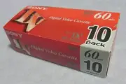 SONY 10DVM60R3 10 Packs Mini DV 60 Digital Video Tape Cassette Tape