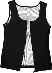 GANAZONO Men Compression Workout Shirt with Zipper for Enhanced Sweating for Running Fitness and Yoga Breathable Moisture Wicking Design for Optimal Waist Shaping and Accelerated Fat Loss