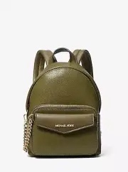Michael Kors Maisie Extra-Small Logo 2-in-1 Backpack, Olive Green, NWT