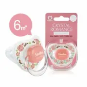Simba Crystal Romance Pacifier / Dummy / Soother Rose Pink 6ms+ BPA Free
