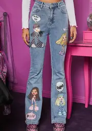 [Dolls Kill x Bratz] What's The Scoop Flare Jeans