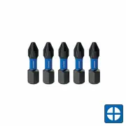 Kincrome K21230 - Impact Bit PH#2 25mm 5 Pack