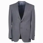 Canali Tailored-Fit Gray Subtle Patterned 'Impeccable' Wool Suit 40R (Eu 50) NWT