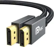 DisplayPort Cable 4K Gaming 4K@60Hz, 2K@165Hz, 2K@144Hz] Monitor, Graphics