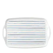 Lennox Blue Bay Melamine Handled Platter