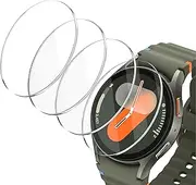 Screen Protector Compatible Samsung Watch 7/FE/6 40mm, 4 Pack Galaxy Watch 5/4 Tempered Glass Screen Protector Film HD Clear for Galaxy Watch 40 mm - 4 Pack
