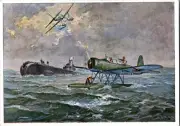 Mint Germany Military Postcard WWII British U boat Surrender to German Navy