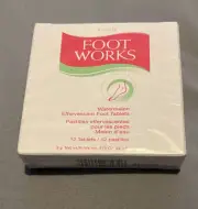 AVON Foot Works WATERMELON EFFERVESCENT Foot Tablets 12 Tabs ~ NOS SEALED