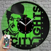 LED Clock City Lights Vinyl Record Wall Clock Led Light Wall Clock 4334