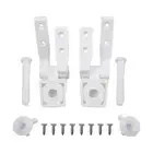 White Plastic Toilet For Seat Hinge Replacement Kit for Various Toilets