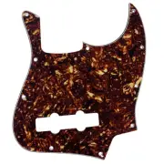 Jazz J Bass Pickguard Scrach Plate Dark Tortoise for USA/Mexican Fender