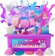 Original Stationery Mini Unicorn Slime Kit for Girls, Create Unicorn...
