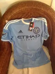 ADIDAS CLIMACOOL new york city FC soccer Jersey new with tags Size S Mens