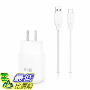 [107美國直購] 充電器 LG G5 & Nexus 5X USB Type C (USB-C) Cable Fast Charge Wall Charger