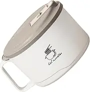 COLLBATH Large Capacity Ramen Bowl Lid Microwave Safe Stainless Steel Thermal Portable for Instant Noodles Soup and Cereal