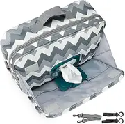 Baby Stroller Storage Bag | Stroller Storage Bag for Smart Moms - Storage Bag Diaper Bag Cup Bottle Holder Phone Pocket for Outdoor