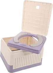 Abaodam Portable Toilet Seat Folding Potty for Travel Emergency Potty for Camping Use