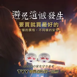 【TYY】住宅用火災警報器-旗艦款/偵煙型三入組(住警器/偵煙器/警報器/煙霧偵測器/YDS-H02)