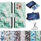 Rose Leather TPU Soft Silicon Wallet Phone Case for iPhone 16 15 14 13 12 Pro