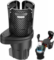 Car Cup Holder Expander for Car, 2 in 1 Dual Cup Holder 12-26oz Water