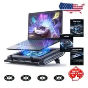 V10 Laptop Cooler with 360° Air Seal Foam & Bonus Mouse Pad - Fits 13-17.3in