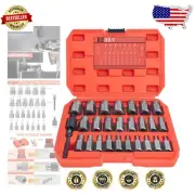 Advanced 27-Piece Multi-Spline Screw Extractor Kit - High-Strength, Easy to Use