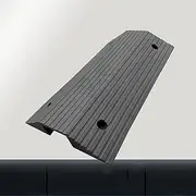 Rubber Bridge Ramp for Threshold Transition Entry Ramp, Heavy Duty Driveway Curb Ramps Non Slip Wheelchair Ramp 2.36" 3.15" Rise for Garage, Steps, Patio Door, Home Entrance(80 * 40 * 8CM)