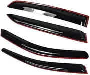 Weather Shields Window Visors for Toyota HILUX 2005-2015 Wind Deflector rain Guards 4-Piece Set…