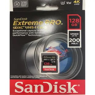 SanDisk晟碟 公司貨(全新升級版) Extreme Pro SD 64G 128G 256GB 記憶卡(永久保固)