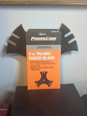 POWERCARE Universal 9 in. Tri-Arc Edger Blade 981-0748, 781-0748